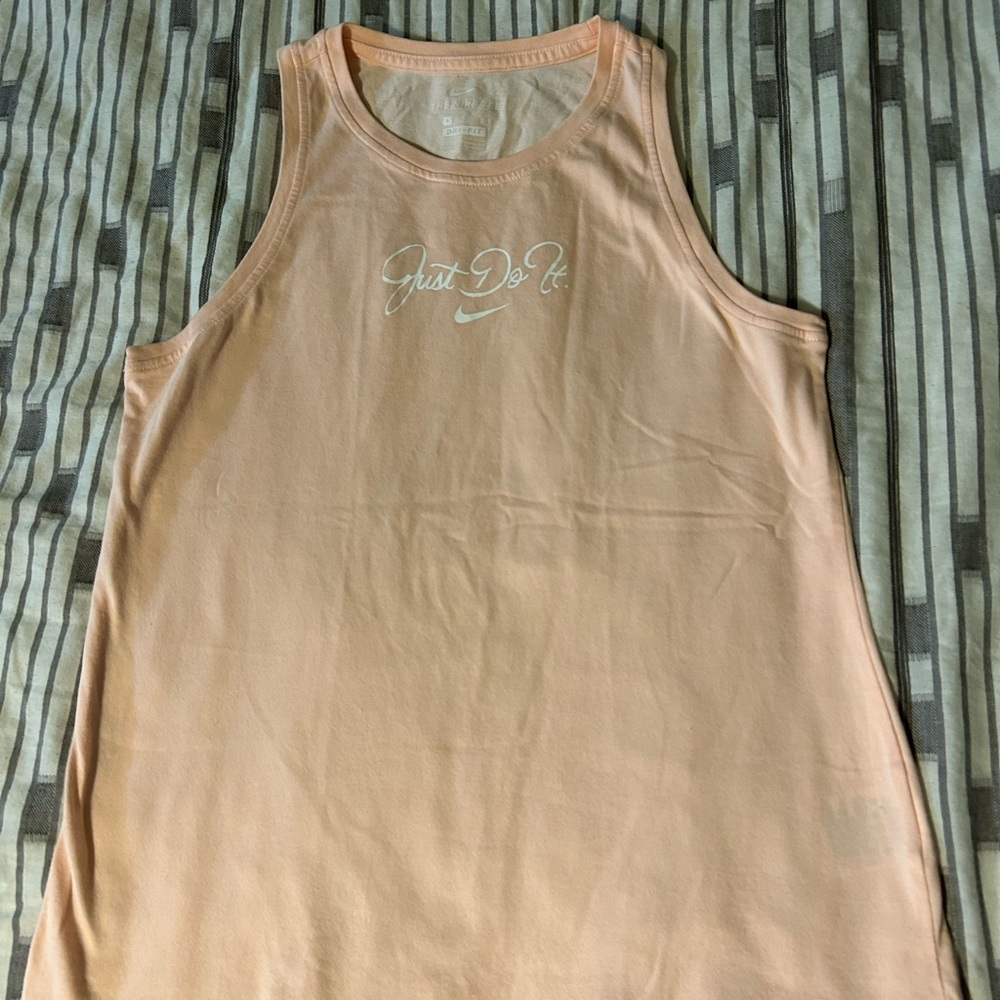 Nike Peach Sleeveless Top